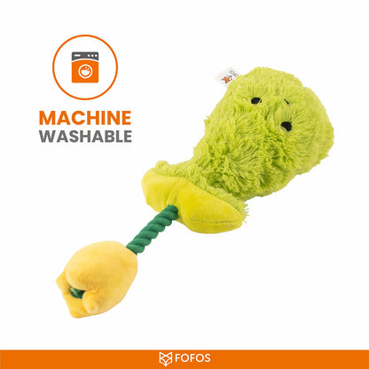 Barkbutler x Fofos Garden Tulip Plush Toy for Dogs — detail shot