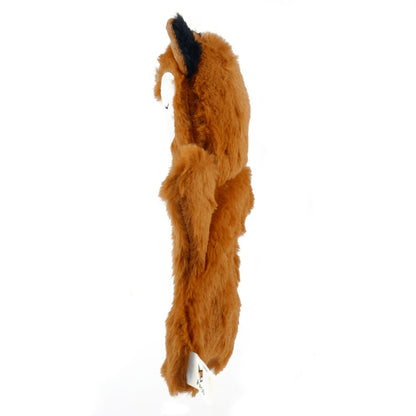Barkbutler x Fofos Glove Plush Fox Toy for Dogs | For Soft Chewers — side view