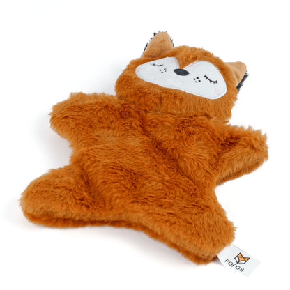Barkbutler x Fofos Glove Plush Fox Toy for Dogs | For Soft Chewers — back view