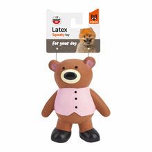 Barkbutler X Fofos Latex Bear Squeaky Toy For Dogs Brown