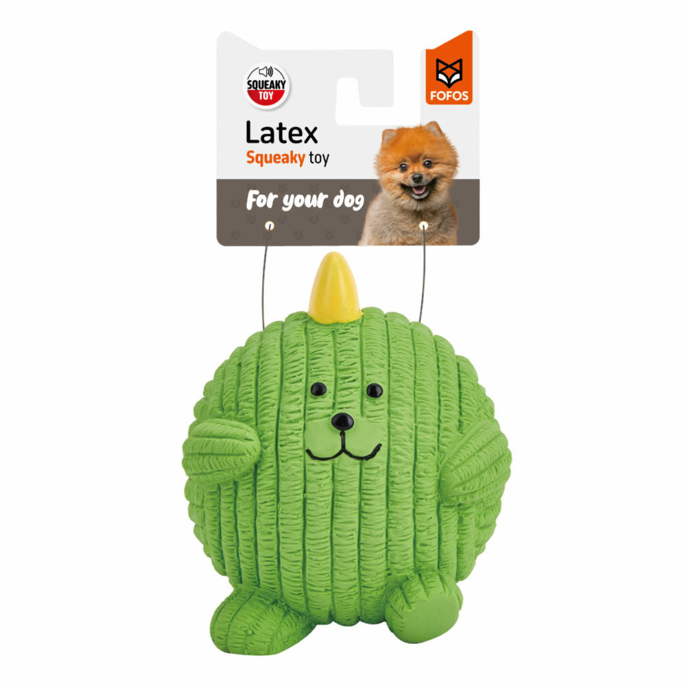 Barkbutler X Fofos Latex Dinosaur Ball Squeaky Toy For Dogs Green