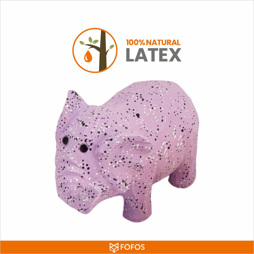 Barkbutler x Fofos Latex Elephant Squeaky Toy for Dogs — detail shot