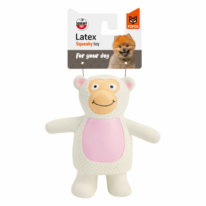Barkbutler X Fofos Latex Monkey Squeaky Toy For Dogs Grey