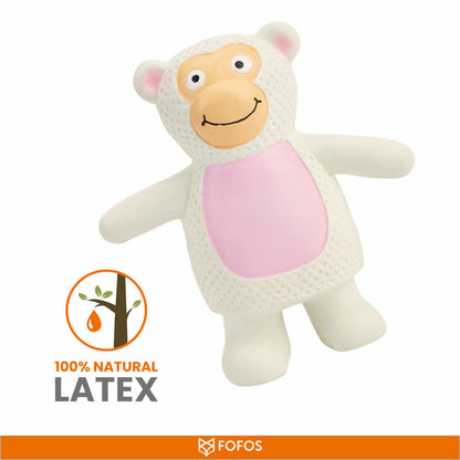 Barkbutler x Fofos Latex Monkey Squeaky Toy for Dogs — detail shot