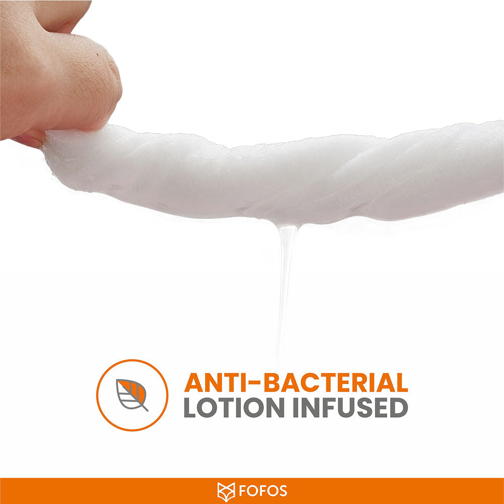 Barkbutler x Fofos Lavender Scented Cleaning Wipes for Pets — back view