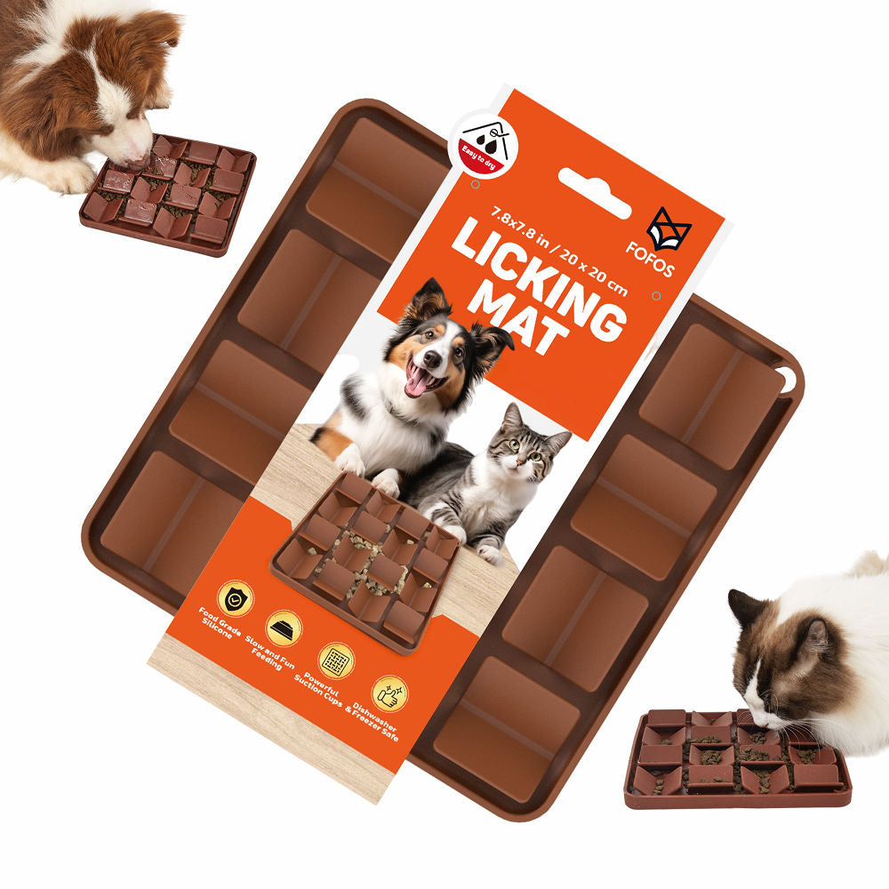 Barkbutler x Fofos Licking Mat for Dogs and Cat — side view