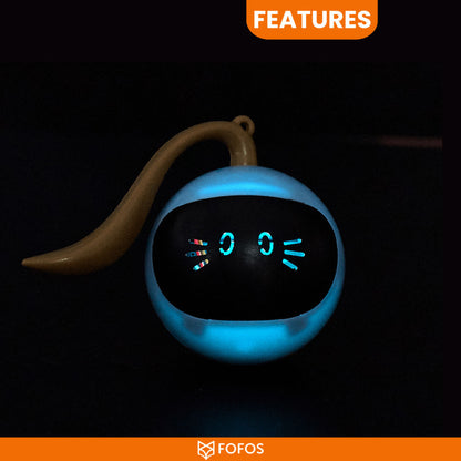 Barkbutler x Fofos Magic Ball Tumbler Smart Toy for Cats — detail shot