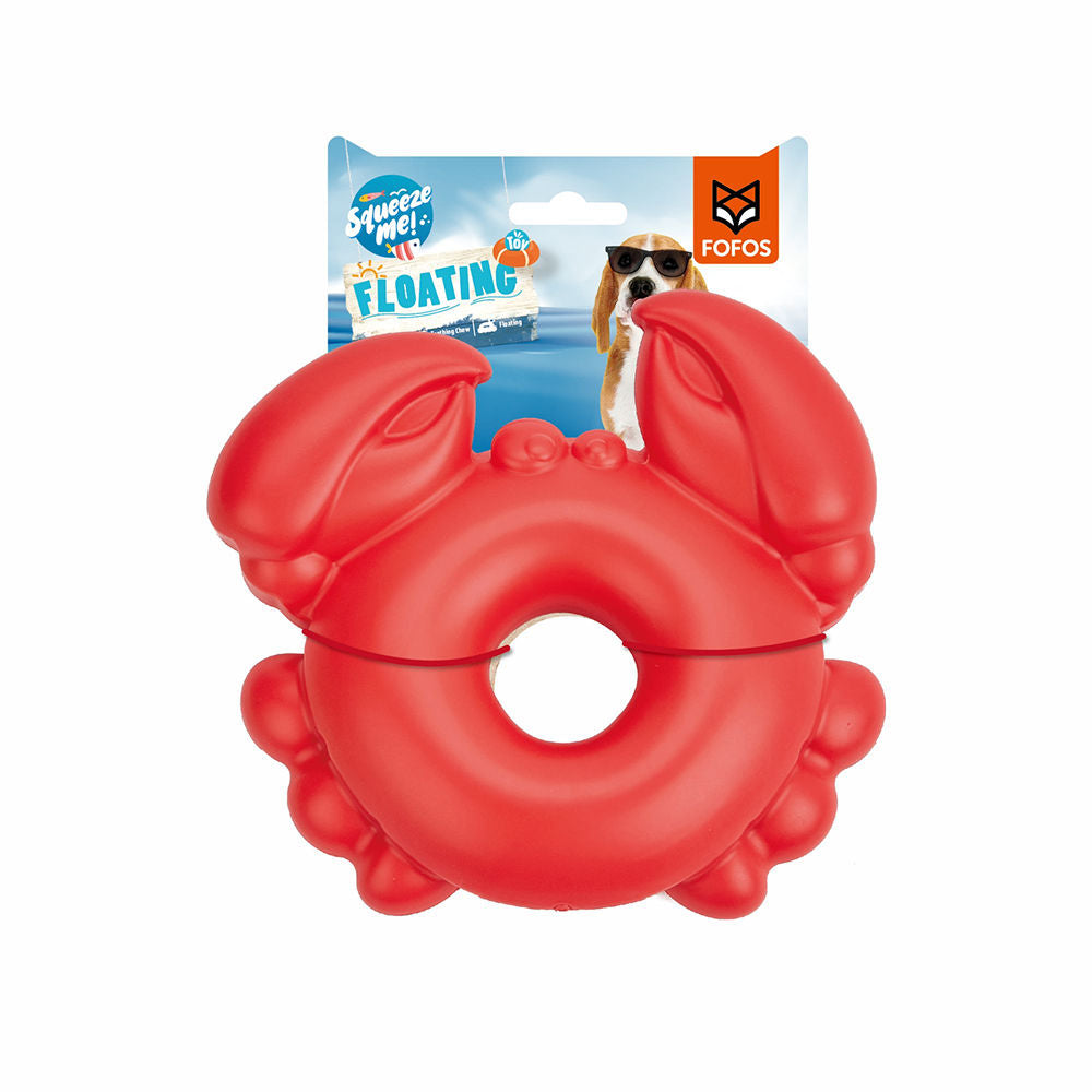 Fofos Ocean Crab Squeaky Chew Toy For Dogs