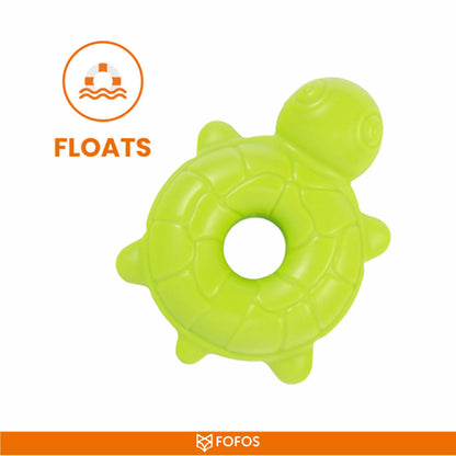 Barkbutler x Fofos Ocean Turtle Squeaky Chew Toy for Dogs — detail shot