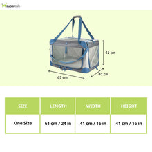 Fofos Outdoor Camping Carrier For Dogs And Cats Grey Blue - Image 2