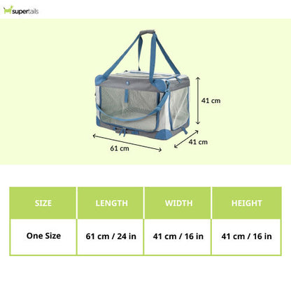 Barkbutler x Fofos Outdoor Camping Carrier for Dogs and Cats — side view