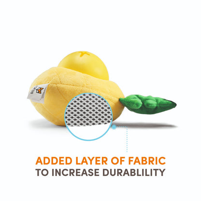 Barkbutler x Fofos Pineapple Treat Toy for Dogs — detail shot