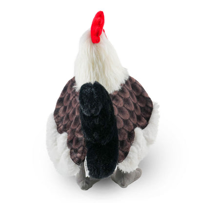 Barkbutler x Fofos Plush Rooster Toys for Dogs — in use
