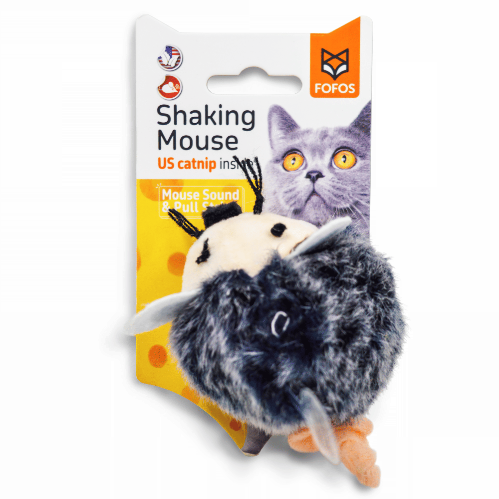 Fofos Pull String Sound Chip Mouse Shaped Electronic Toy For Cats - Image 5
