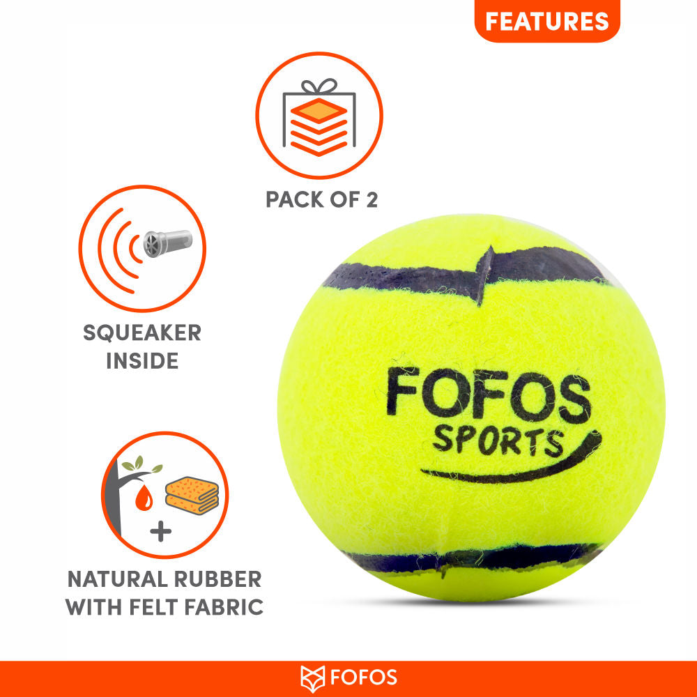 Barkbutler x Fofos Sports Fetch Ball for Dogs — detail shot