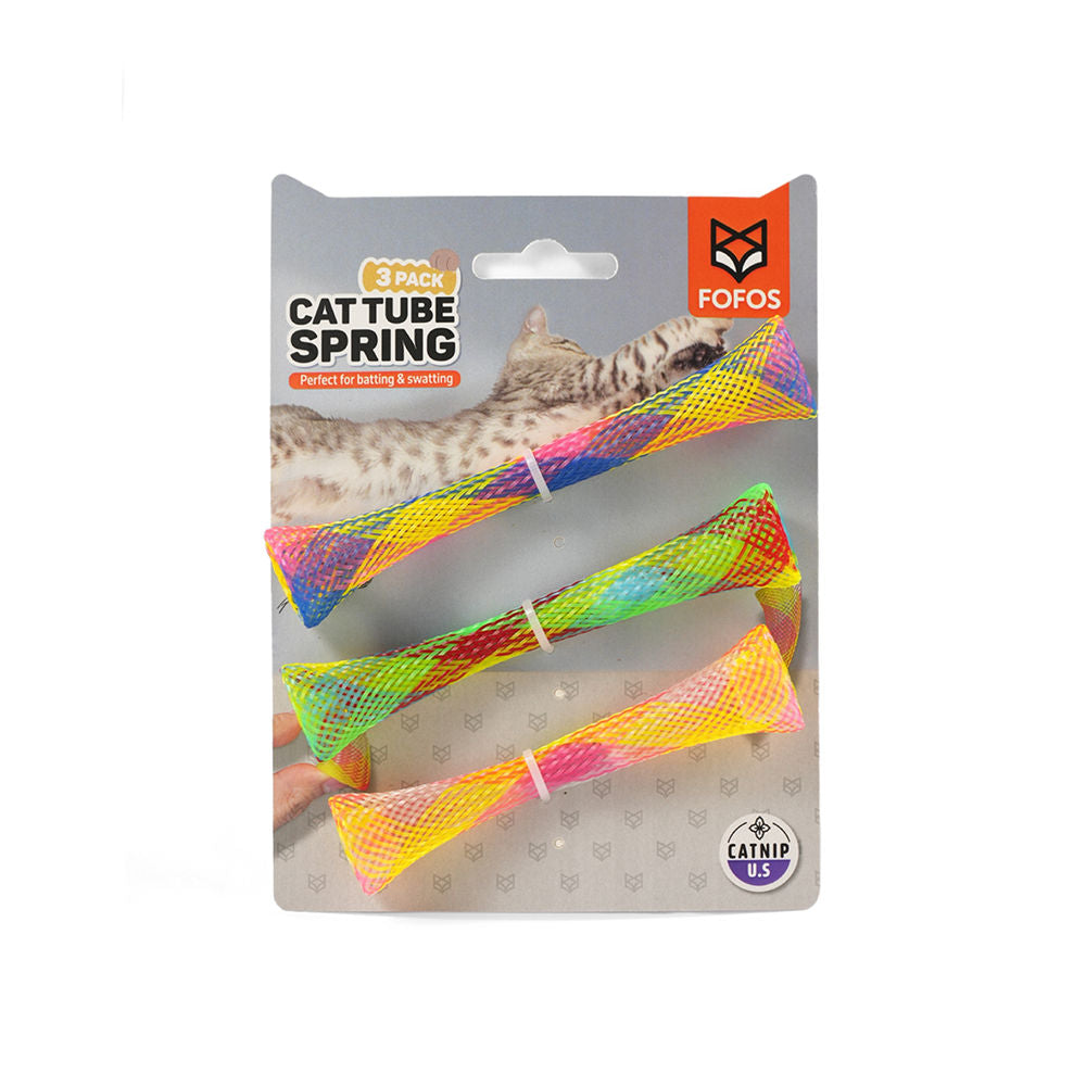 Fofos Spring Tube Catnip Toy For Cats