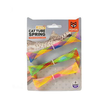 Fofos Spring Tube Catnip Toy For Cats