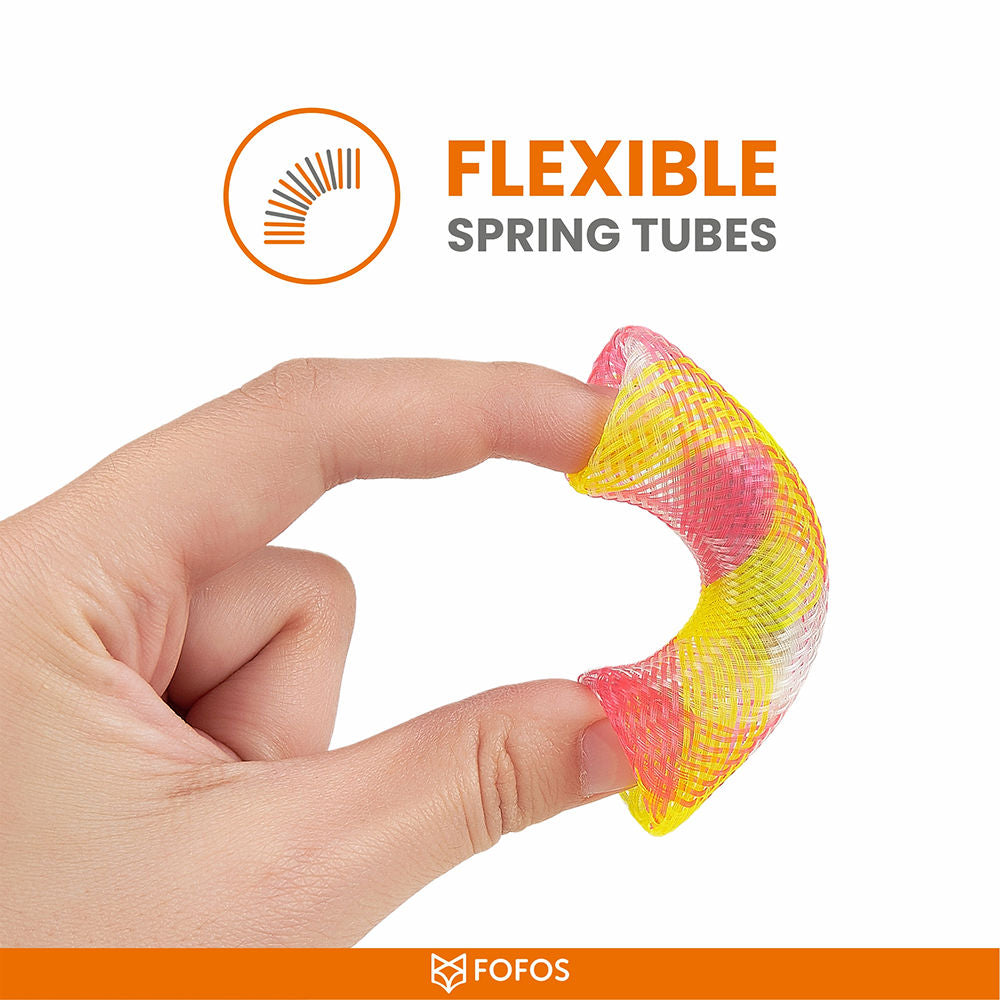 Barkbutler x Fofos Spring Tube Catnip Toy for Cats — back view