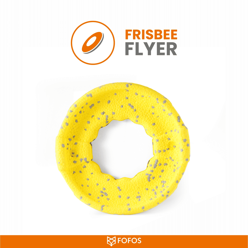 Barkbutler x Fofos Super Lightweight and Durable Flyer Tug Toy for Dogs — back view
