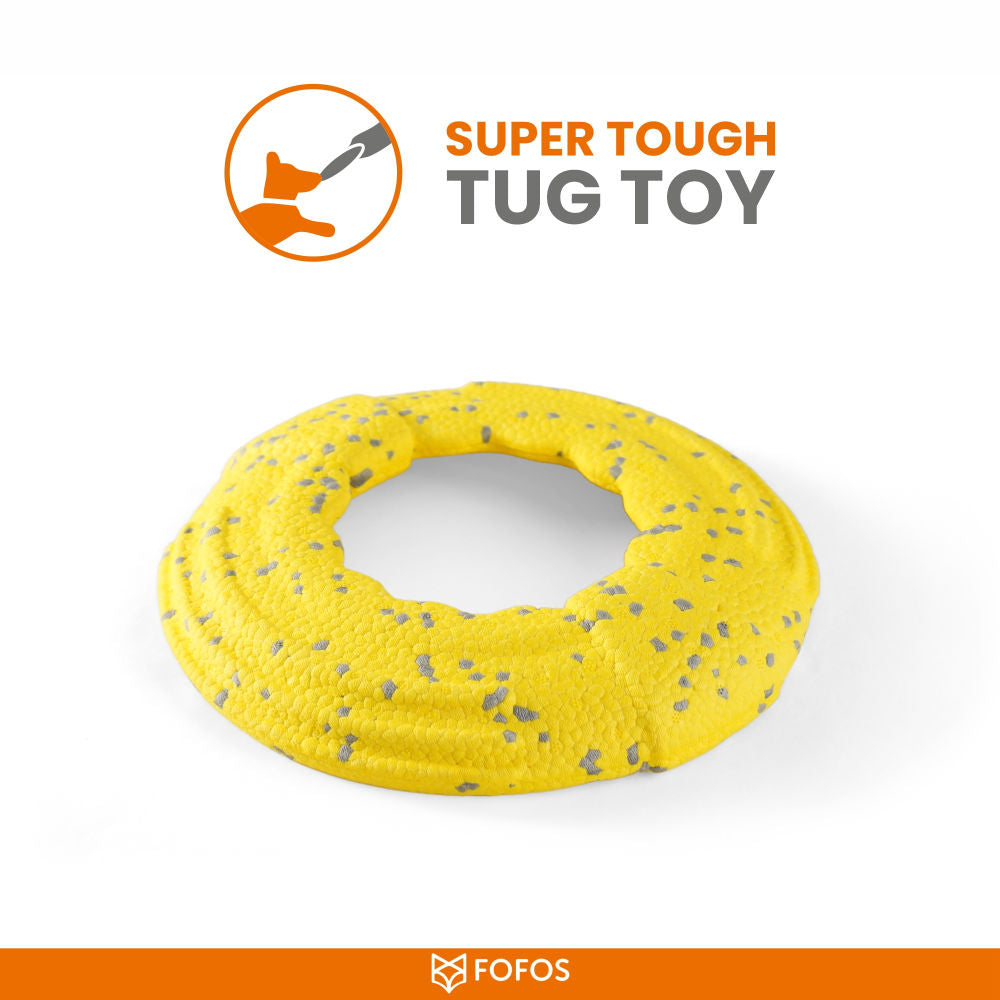 Barkbutler x Fofos Super Lightweight and Durable Flyer Tug Toy for Dogs — detail shot