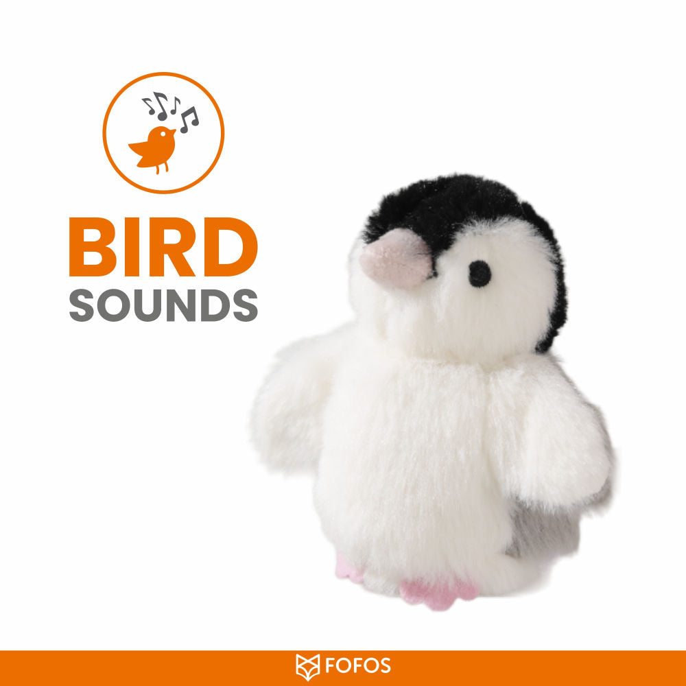 Barkbutler x Fofos Swinging Penguin Interactive Toy for Cats — side view
