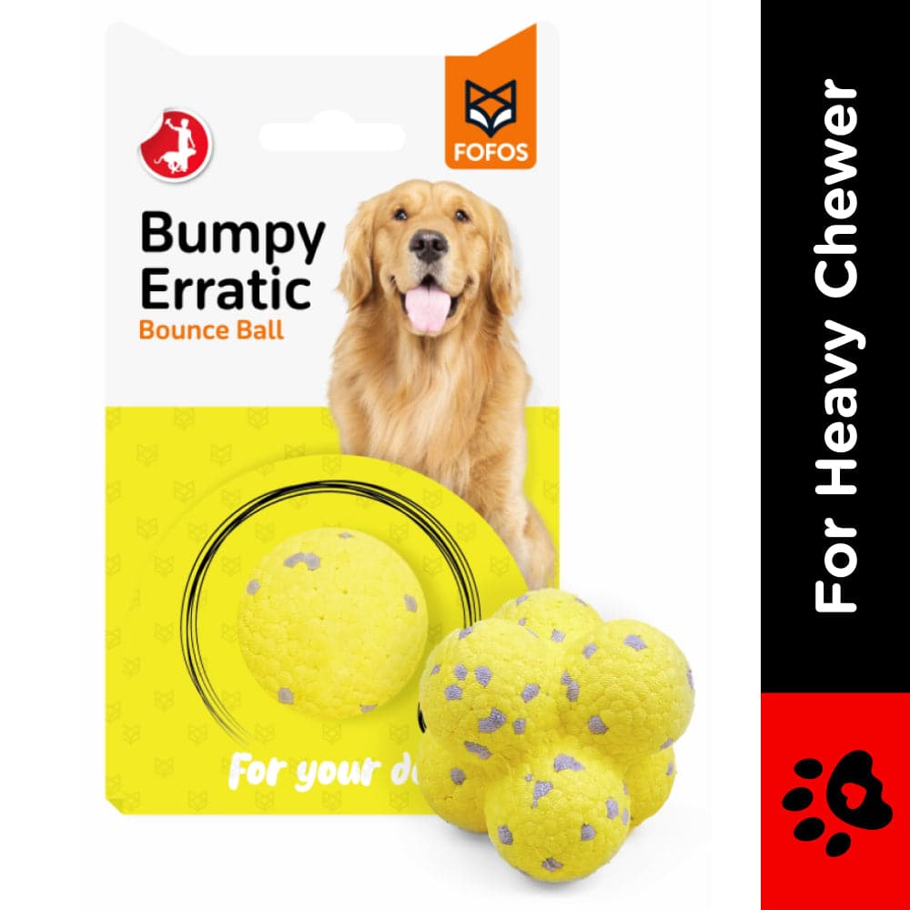 Barkbutler x Fofos Ultra Durable Ball Toy for Dogs — side view