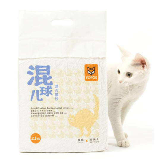 Fofos Tofu Crushed Bentonite Cat Litter