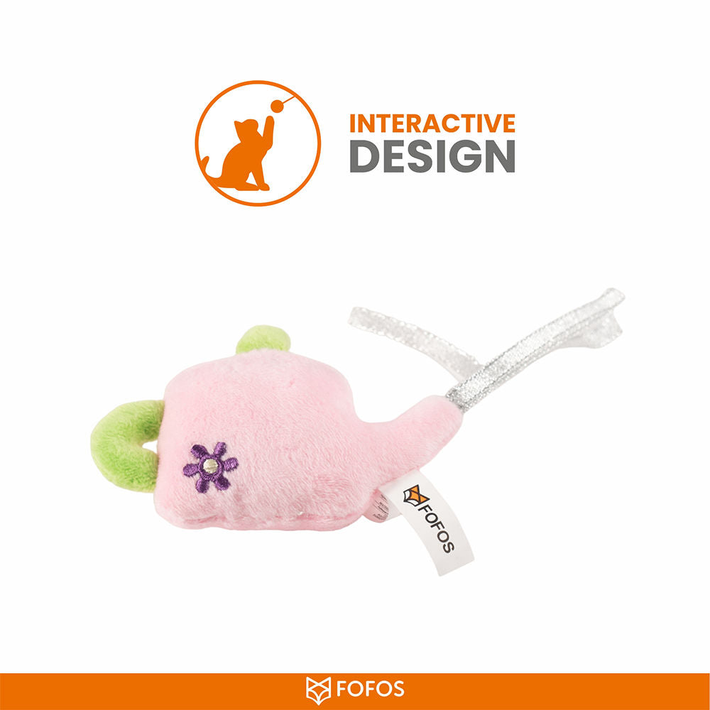 Barkbutler x Fofos Watering Can Catnip Toy for Cats — detail shot