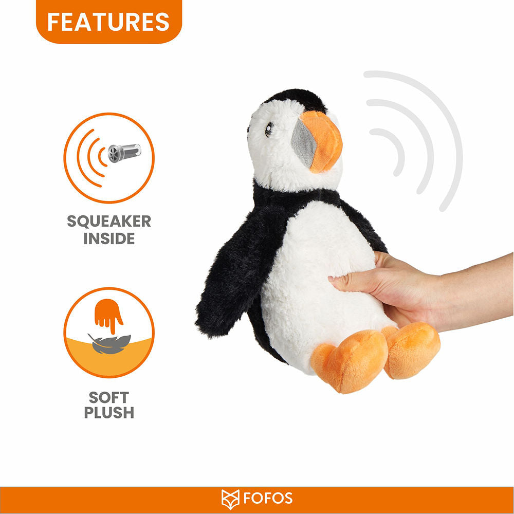 Barkbutler x Fofos Wildlife Penguin Plush Toy for Dogs — detail shot
