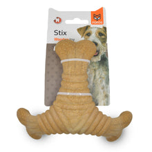 Barkbutler X Fofos Woodplay Triangle Chew Toy For Dogs Brown