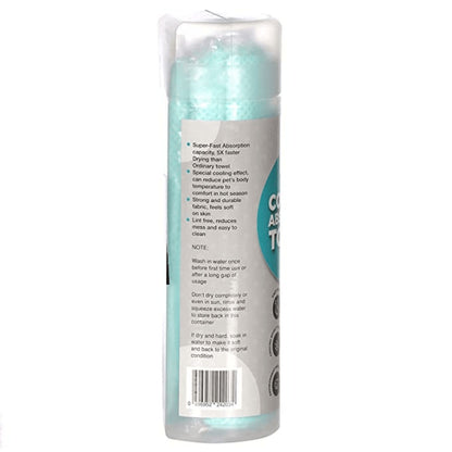 Basil Absorbent & Cooling Towel for Dogs and Cats — side view