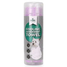 Basil Absorbent Cooling Towel For Dogs And Cats Puprle