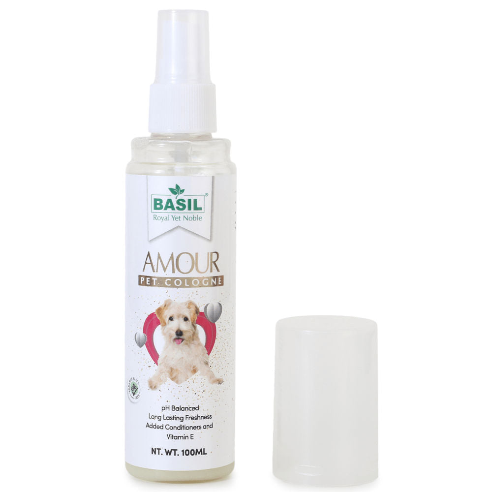 Basil Amour Cologne Spray for Dogs and Cats — back view