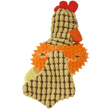 Basil Bird Shaped Plush Toy With Squeaky Neck For Dogs Orange - Image 2