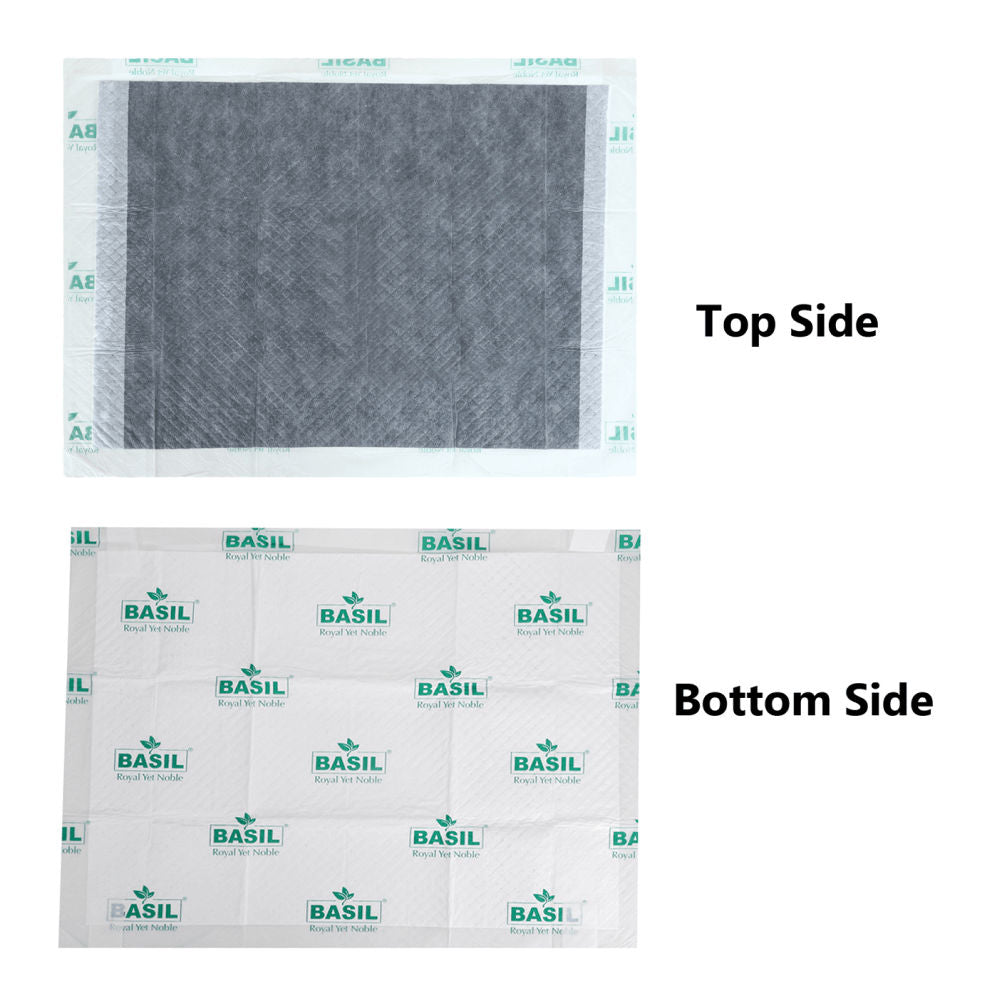 Basil Charcoal Training Pads for Puppies — detail shot