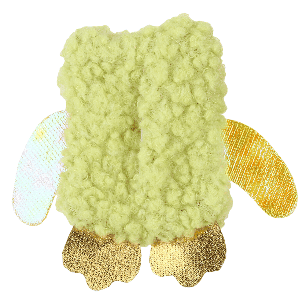 Basil Cotton Plush Cat Toy with Catnip for Cats — back view
