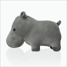 Basil Cuddly Soft Hippo Plush Toy For Dogs And Cats
