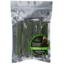 Basil Dental Care Stick Dog Chew Treats
