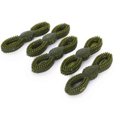 Basil Fresh Breath Chewy Bone Dog Treat — in use