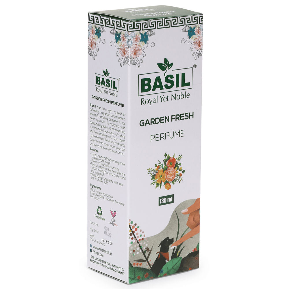 Basil Garden Fresh Perfume Spray for Dogs and Cats — side view