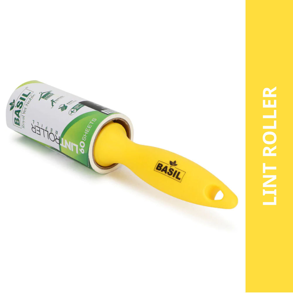 Basil Lint Roller For Dogs And Cats Yellow
