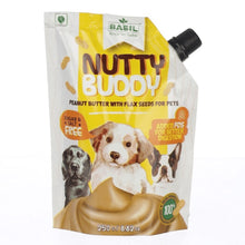 Basil Nutty Buddy Peanut Butter With Flax Seeds For Dogs