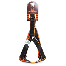 Basil Nylon Padded Adjustable Harness For Dogs Black