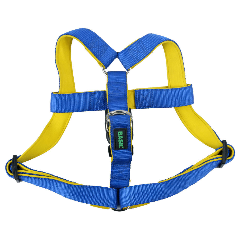 Basil Nylon Padded Adjustable Harness for Dogs — side view