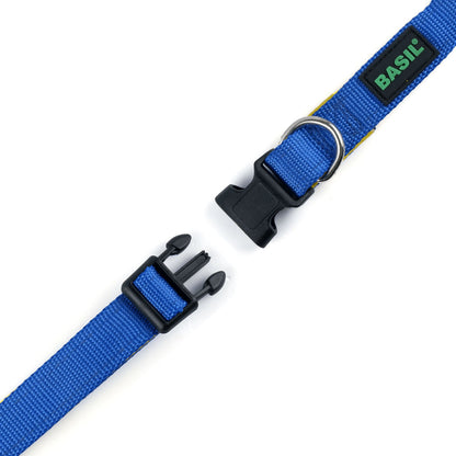 Basil Nylon Padded Collar for Dogs — side view