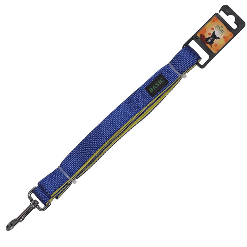 Basil Nylon Padded Leash For Dogs Blue