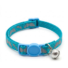 Basil Printed Collar For Cats Puppies Blue