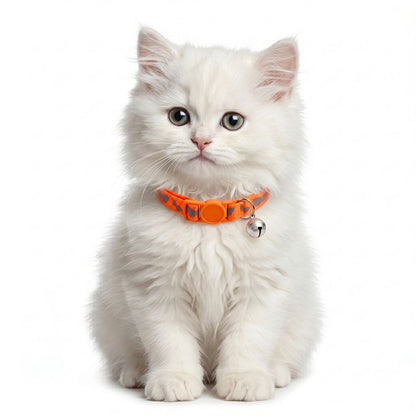 Basil Printed Collar for Cats & Puppies — back view