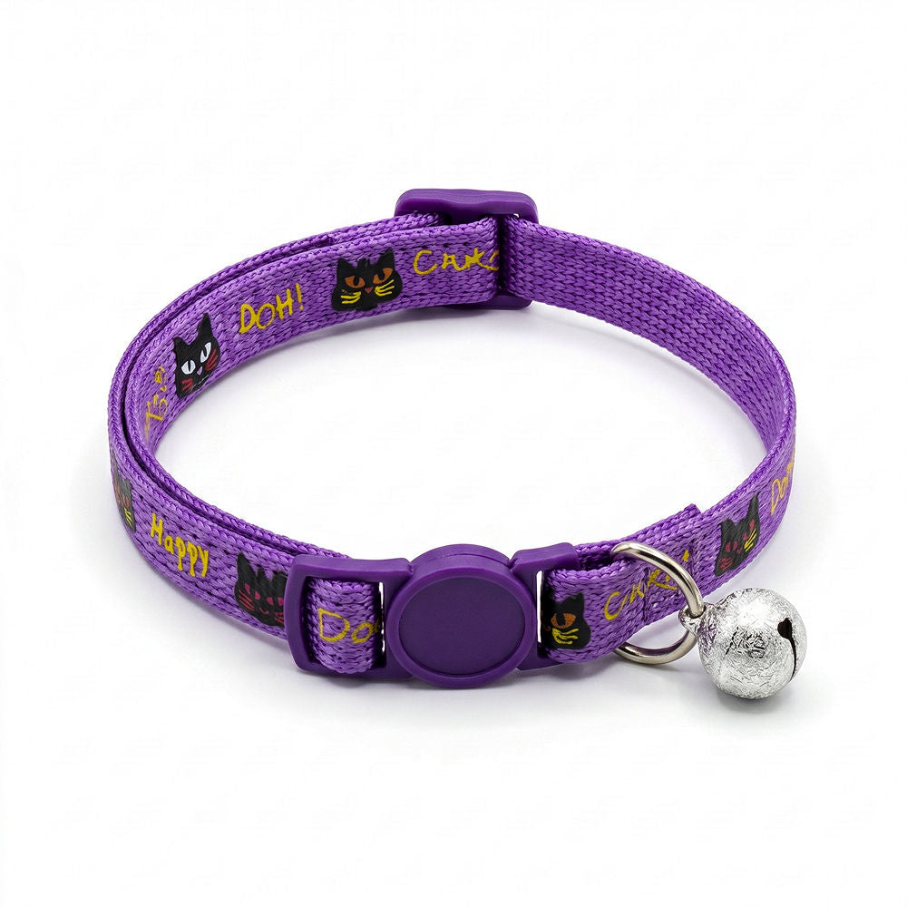 Basil Printed Collar For Cats Puppies Assorted