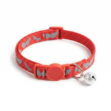 Basil Printed Collar For Cats Puppies Red